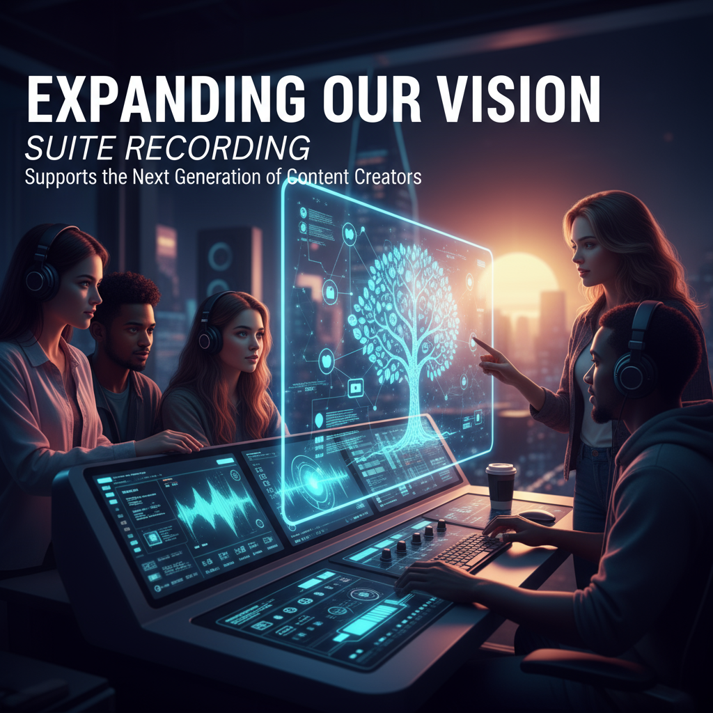 Featured image for article: Expanding Our Vision: How Suite Recording Supports the Next Generation of Content Creators